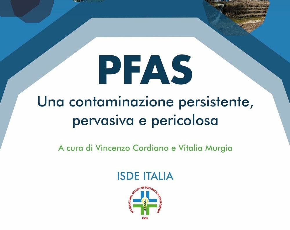 Copertina libro "PFAS. Una contaminazione persistente, pervasiva e pericolosa"